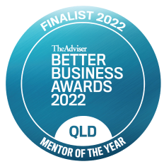 Better Business Awards 2022 QLD Mentor of the Year Finalist
